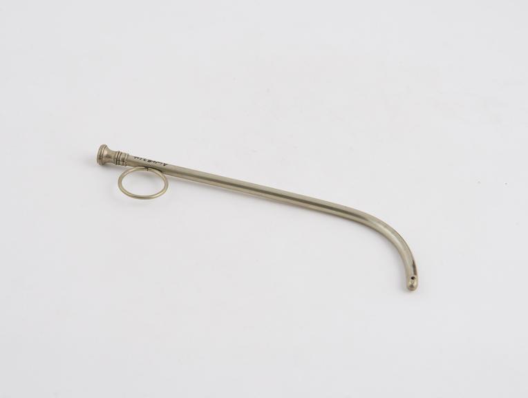 Epistaxis cannula, Bellocq, steel, plated, probably British