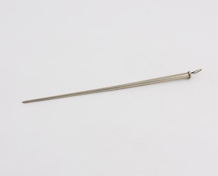 Catheter or canula, with stilette in situ, c. 1850