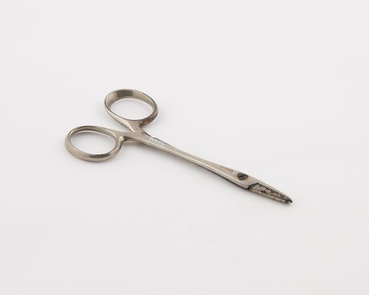 Spencer Wells artery forceps, screw-joint, plated steel