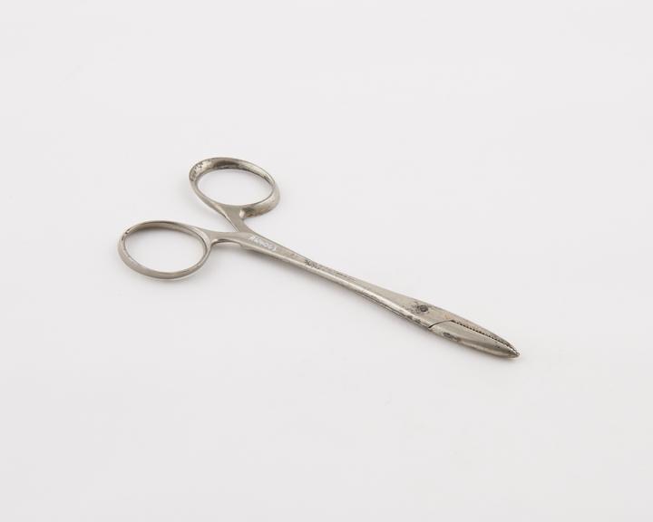 Spencer Wells artery forceps, screw-joint, plated steel