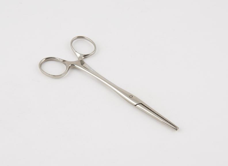 Kocher artery forceps, screw-joint, plated steel