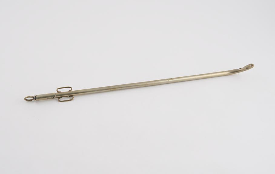 Silver-plated catheter with short curve to proxlinal end