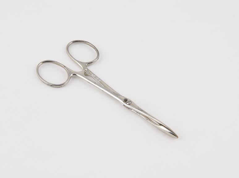 Pean artery forceps, take-off joint, steel, chrome-plated