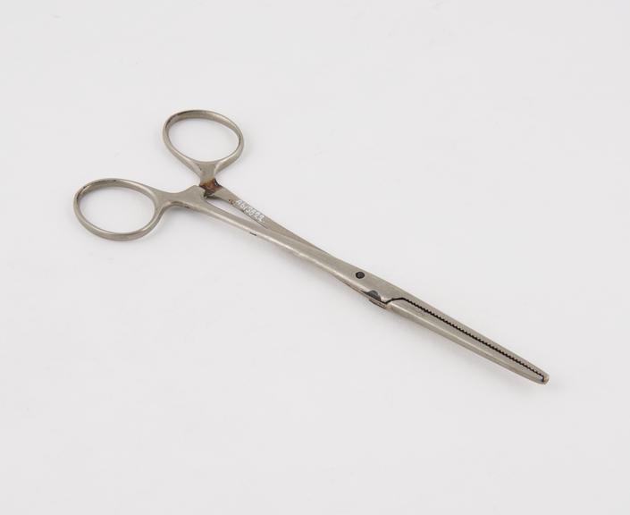 Kocher artery forceps, take-off joint, plated steel