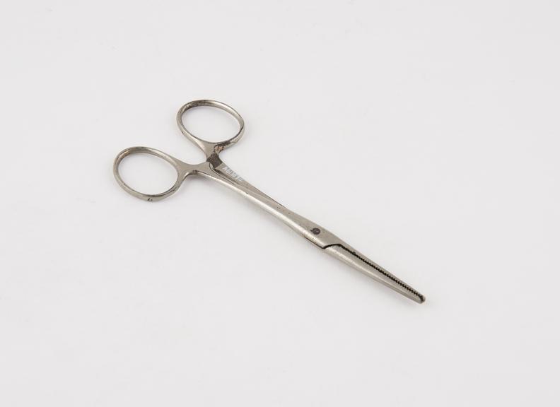 Kocher artery forceps, screw-joint, plated steel