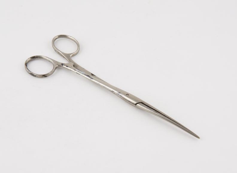 Pean artery forceps, take-off joint, slightly curved