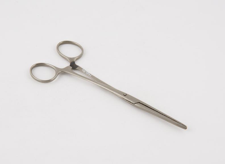 Kocher artery forceps, take-off joint, plated steel, by C.S