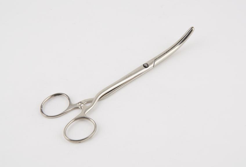 Pean curved artery forceps, steel, nickel-plated, by Marinaud