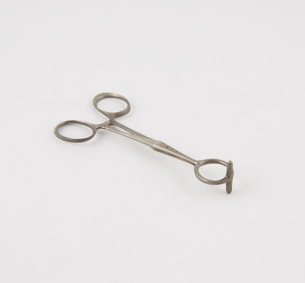 Artery forceps, steel, nickel plated, by Wenborn of Oxford