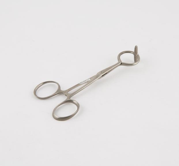 Forceps, artery, steel, nickel-plated, by Wenborn of Oxford