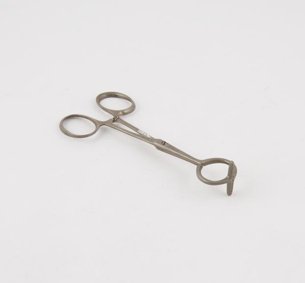 Artery forceps, steel, nickel-plated, by Wenborn of Oxford