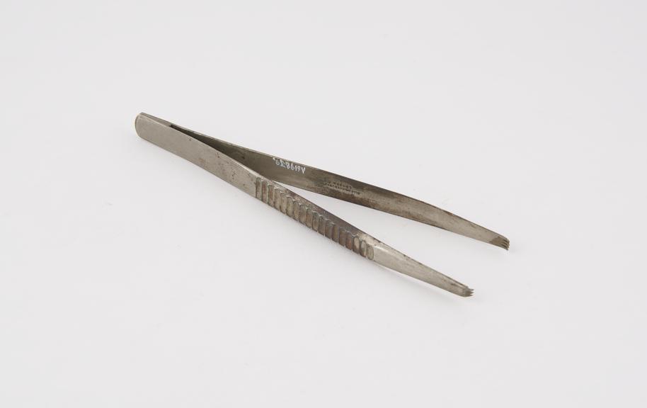 Dissection forceps, steel, plated