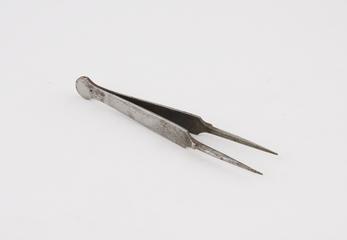 Tweezers, steel, 18th century