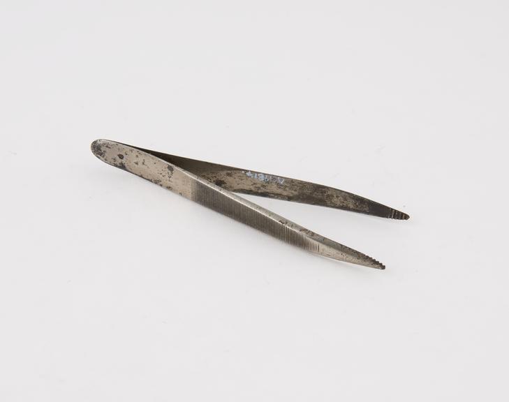 Spring action forceps, steel, 1701 to 1900