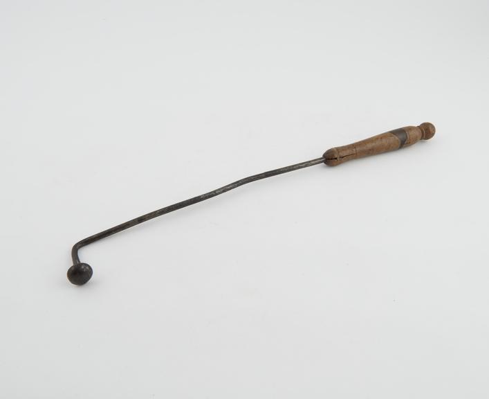 Cautery, 17th to 18th century, iron and wood