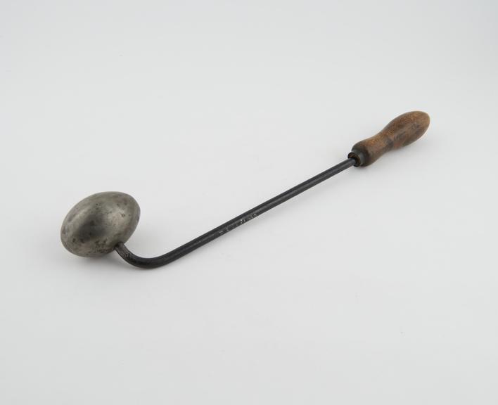 Cautery, iron probably, brass and wood, probably 18th century