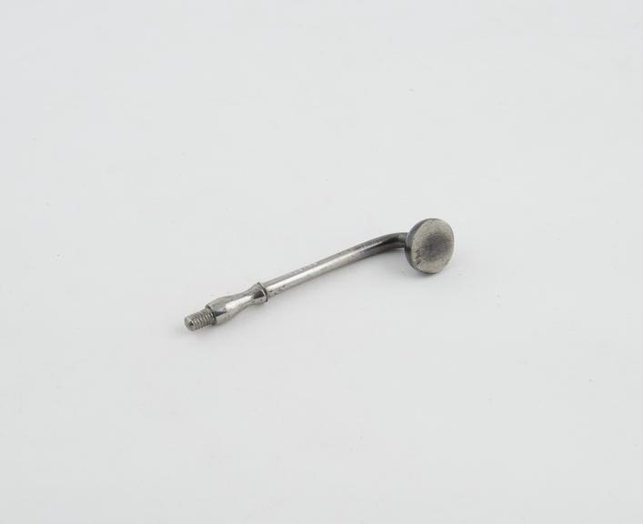 Cautery head, handle missing, steel, 19th century