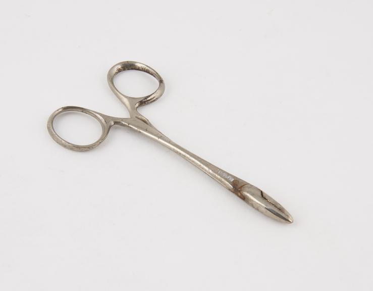 Artery forceps, Tait, steel, nickel plated, early 20th century