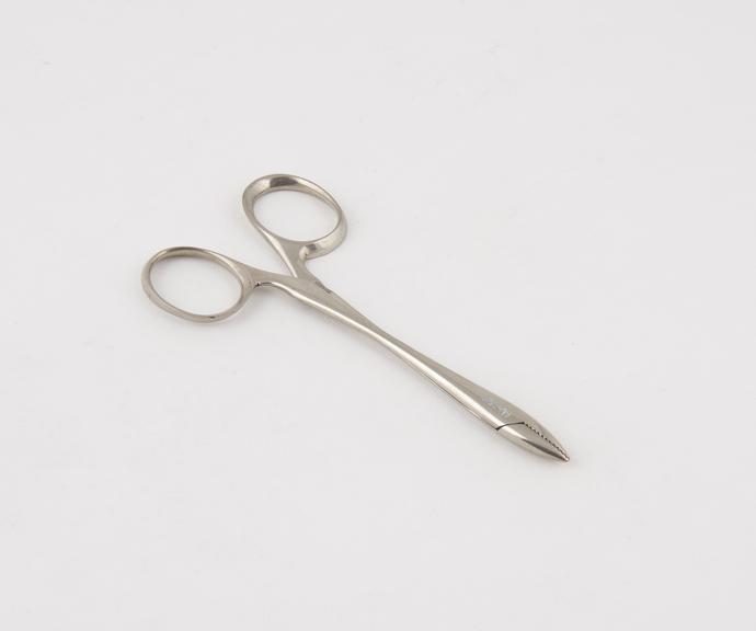 Artery forceps, Pean, steel, nickel plated, by T.P