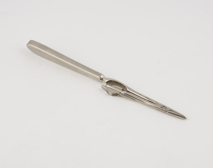 Bryant's torsion forceps, nickel-plated steel