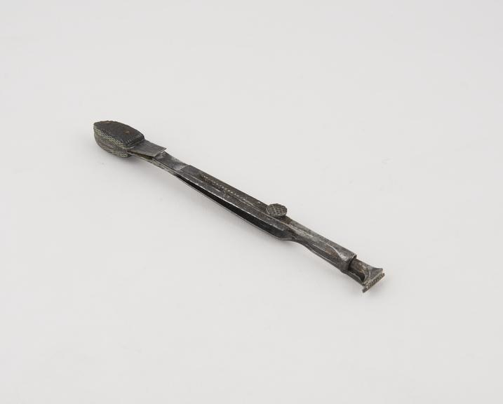 Bryant's haemorrhoidal forceps, steel, by Ferguson of London