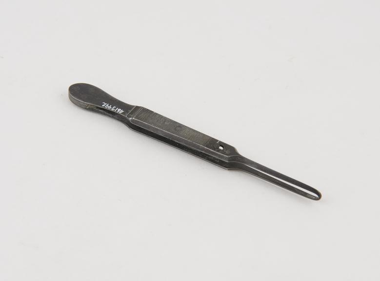 Liston's straight artery forceps, steel, probably British