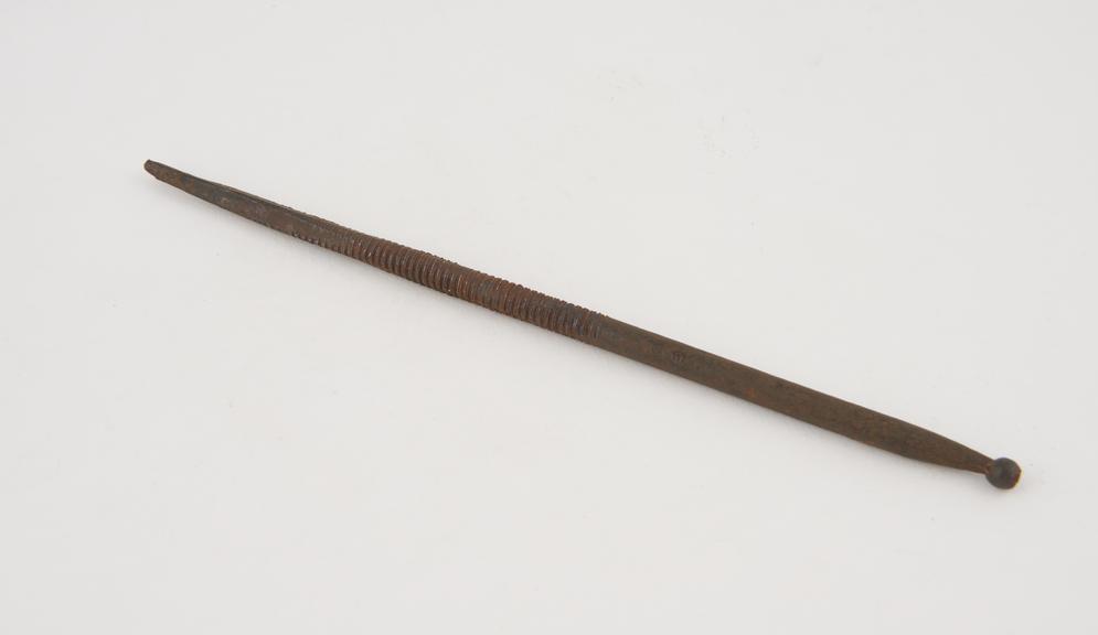 Cautery, 17th to 18th century, iron, incomplete