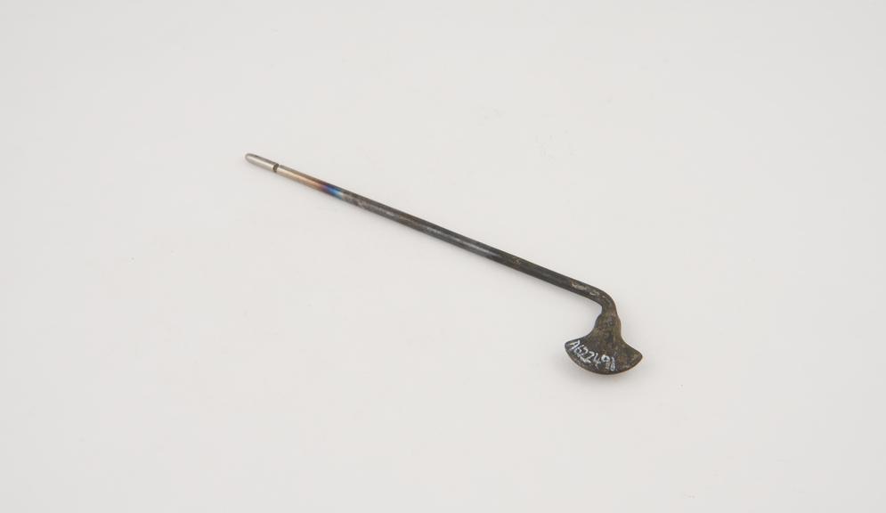 Cautery, probably 19th century, steel, incomplete