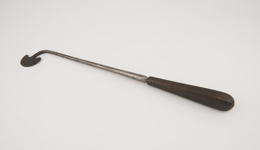 Cautery, probably 18th century, steel and wood