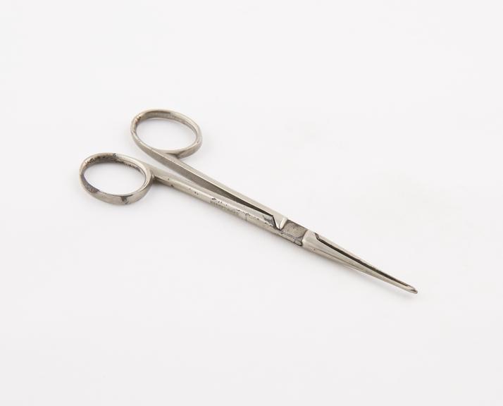 Sinus forceps, steel, plated, 1800 to 1920