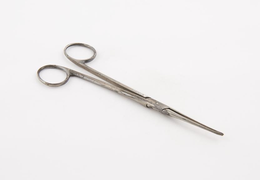 Sinus forceps, steel, possibly French, mid 19th century