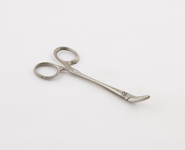 Spencer Wells torsion forceps, steel, nickel plated, by Walters