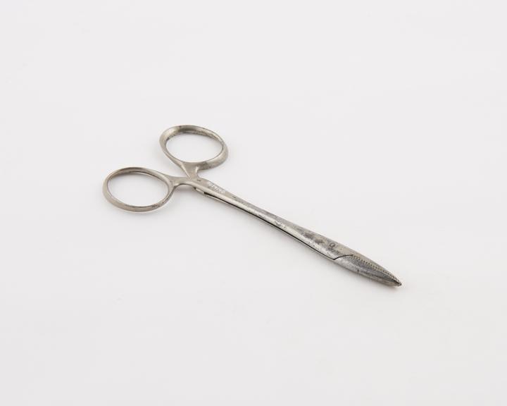 Spencer Wells artery forceps, screw-joint, plated steel