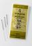 Three large acupuncture needles, with packet, Chinese, 1970-80