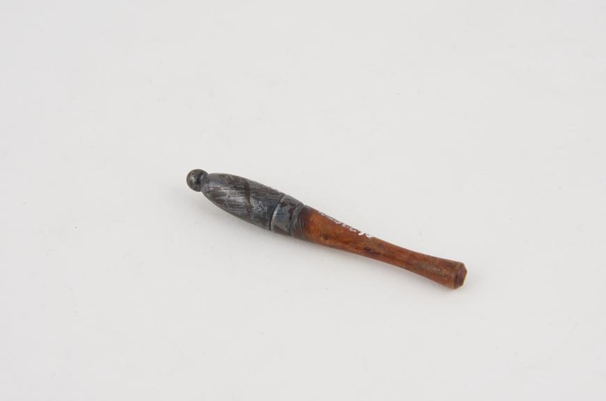 Applicator, caustic, probably 18th century, wood and caustic