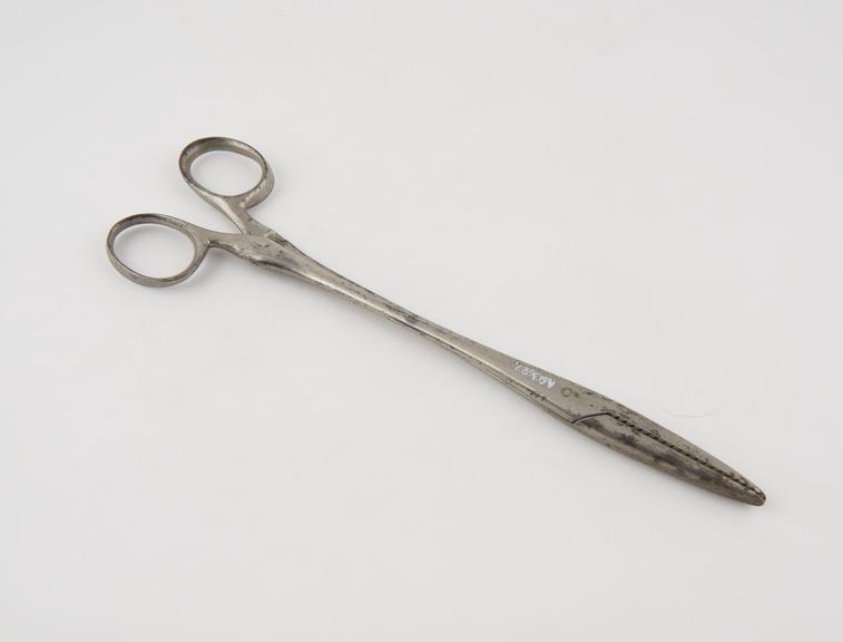 Spencer Wells compression forceps, steel, plated