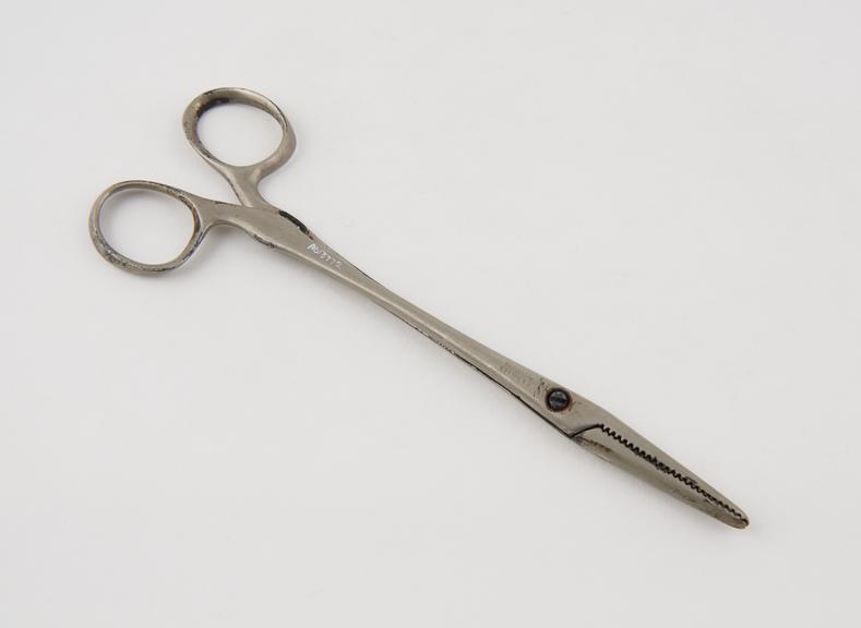 Spencer Wells artery forceps, steel, nickel-plated, by C.S