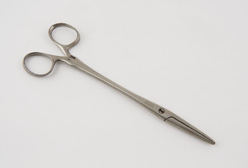 Spencer Wells artery forceps, steel, nickel-plated, by C.S