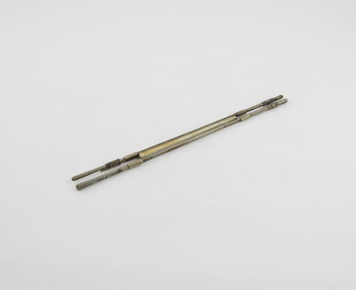 Caustic applicator(?), steel and ivory, 1750-1850