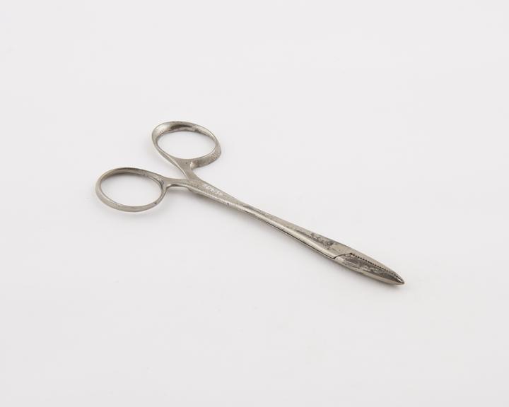 Spencer Wells artery forceps, screw-joint, plated steel