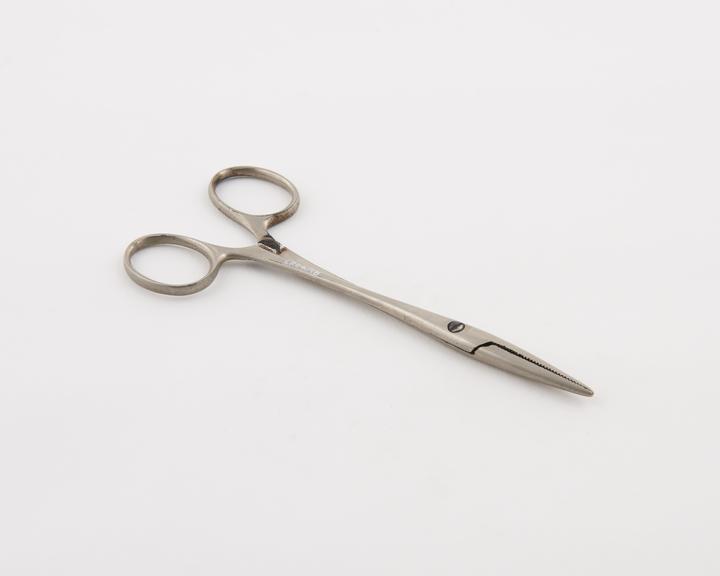 Spencer Wells artery forceps, screw-joint, plated steel