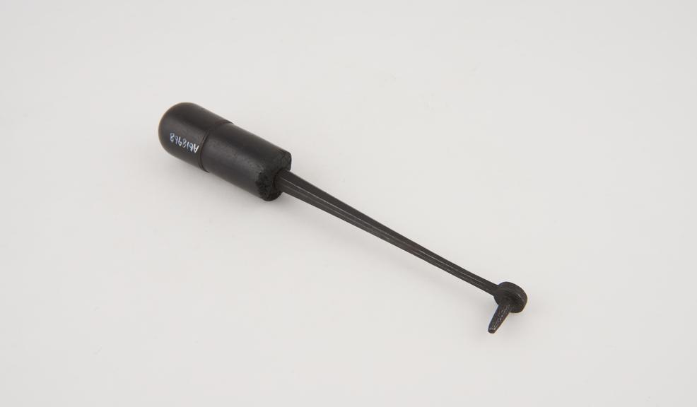 Cautery, 18th century, possibly 17th?, steel and ebony