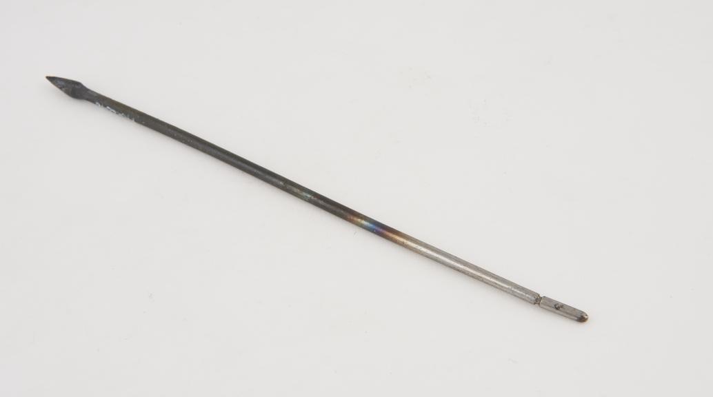 Cautery, 18th to 19th century, steel, without handle