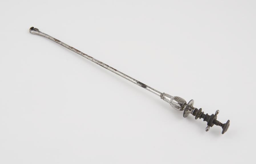 Bullet extractor, steel, by Mariaud of Paris, 1750-1850