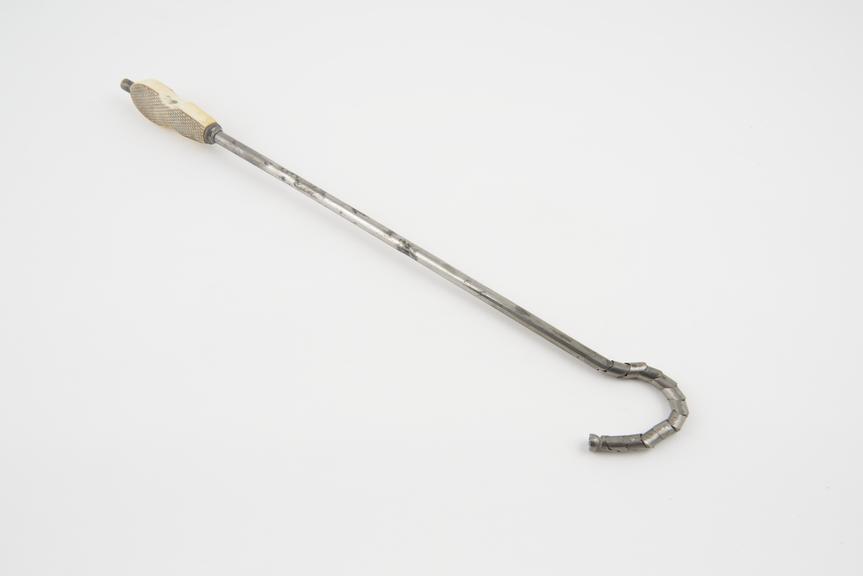 Bullet probe, flexible end, possibly early 19th century