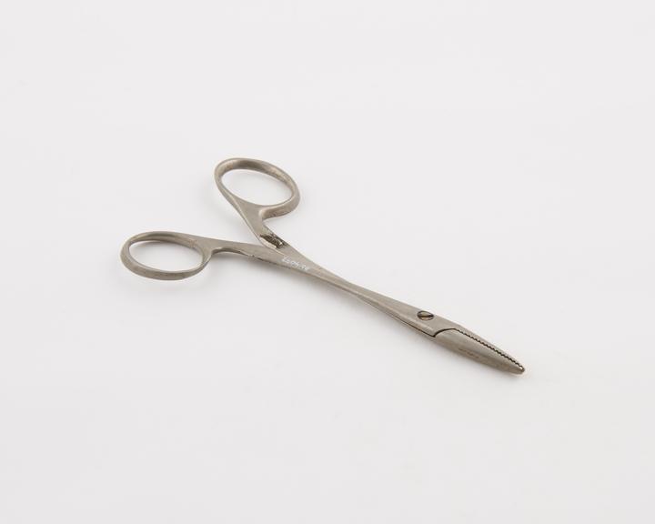 Spencer Wells artery forceps, screw-joint, plated steel