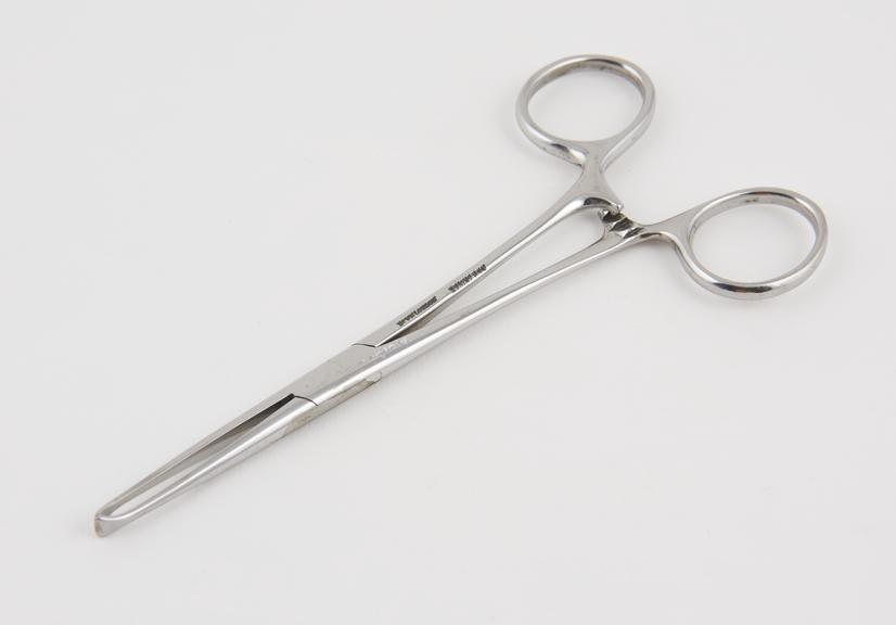 Allis tissue forceps, stainless steel, by Down of London, c.1930