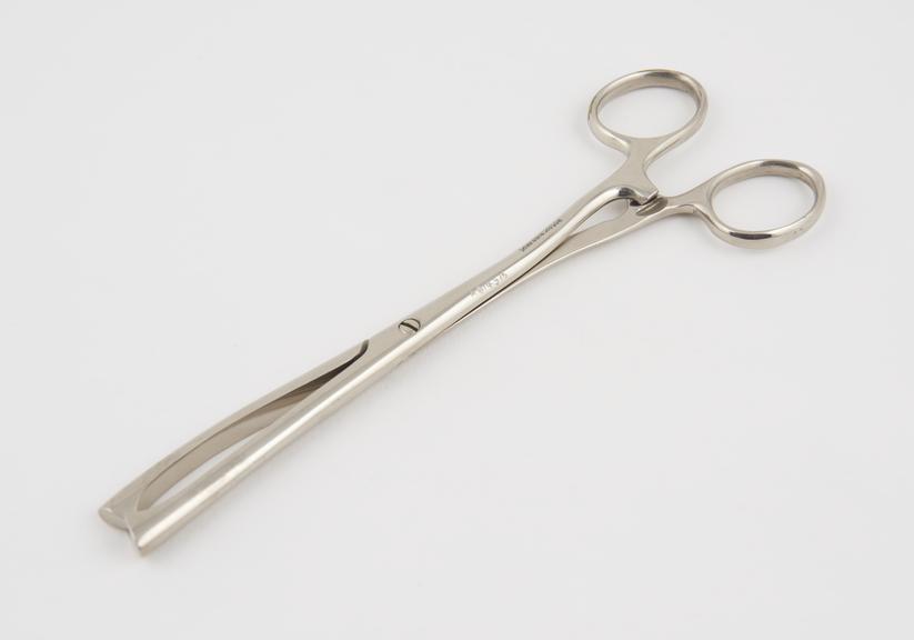 Fenton's Bulldog uterine forceps, vulsellum, steel