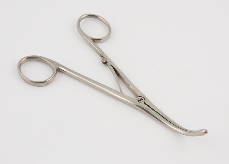 Tracheal dilator, steel, plated, by Arnold and Sons of London