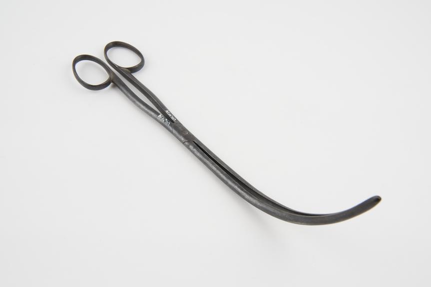 Laryngeal forceps, steel, second half 19th century